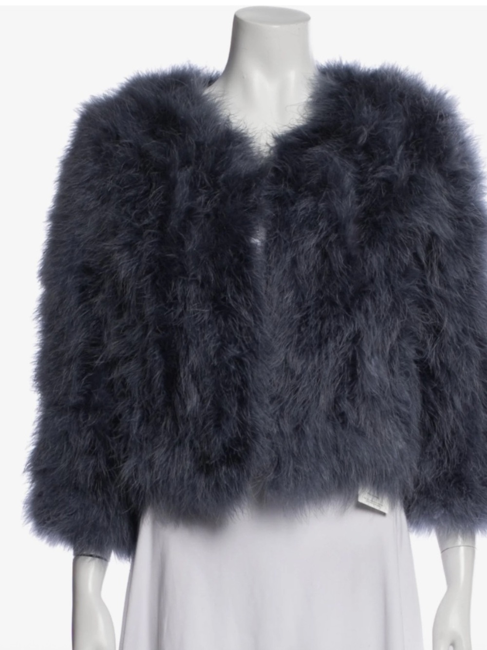 Chic Ostrich feather jacket